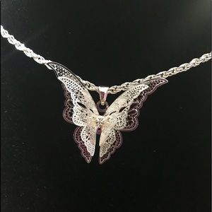 3D Butterfly Necklace